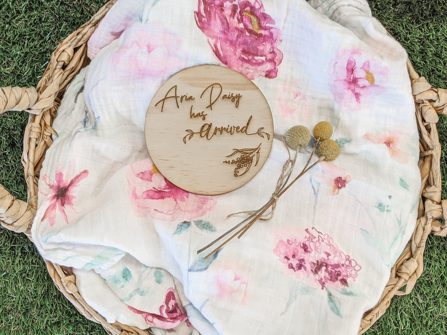 Personalised Birth Announcement Plaque