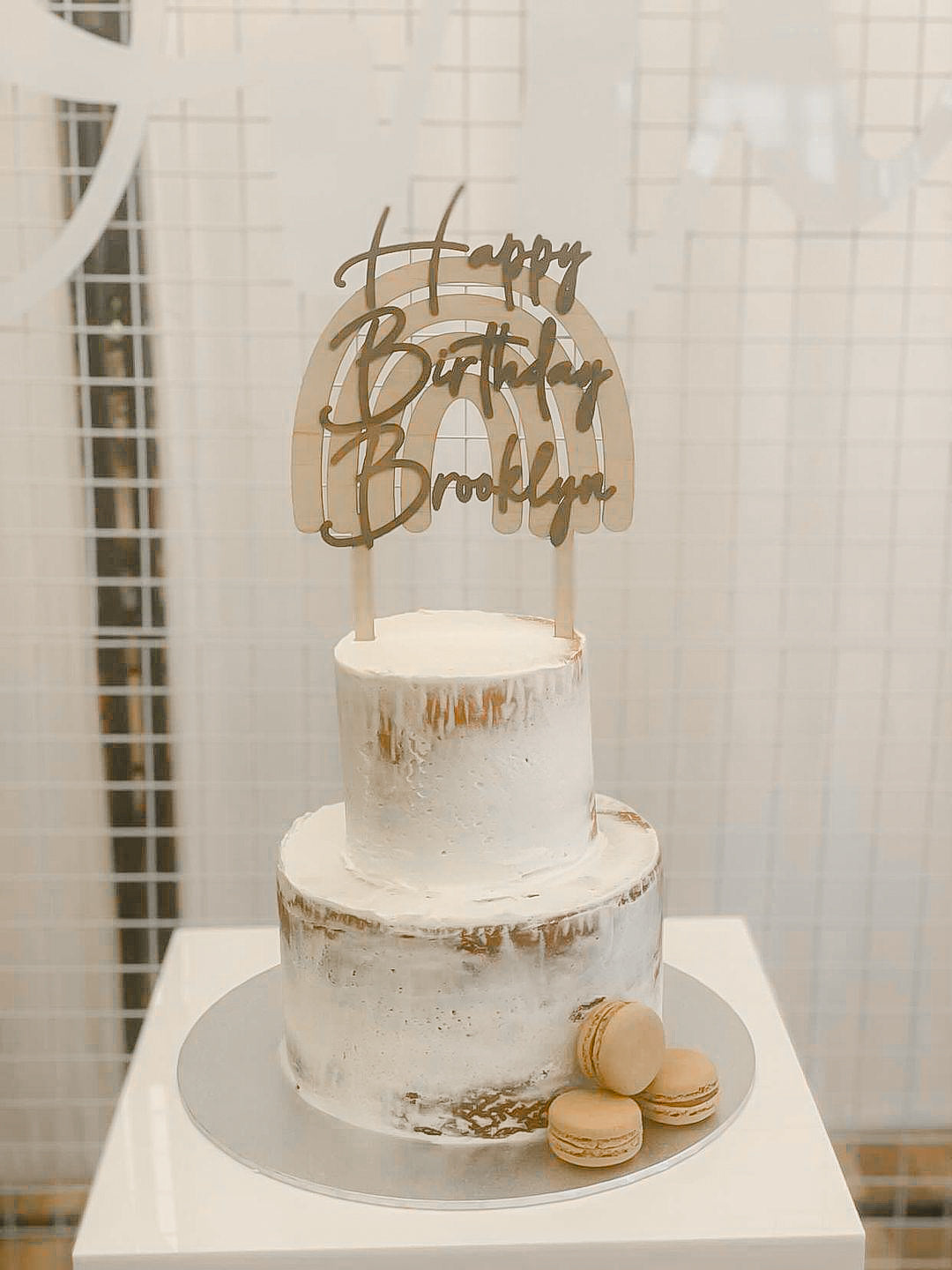 Rainbow Cake Topper
