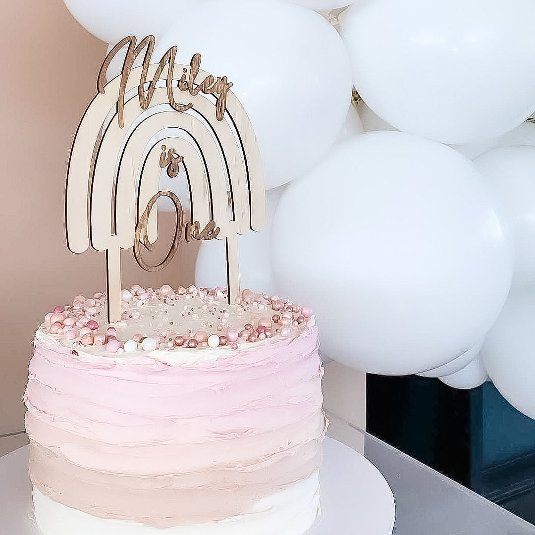Rainbow Cake Topper